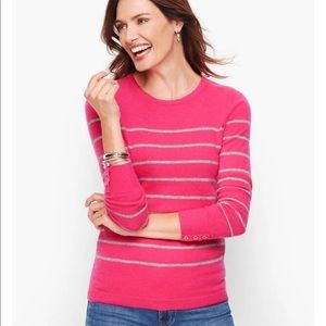 Talbots cashmere button cuff sweater.  Size M.